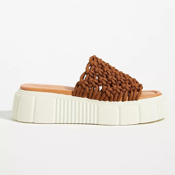 Anthropologie Maeve Crochet Platform Sandals - Picture 2 of 5